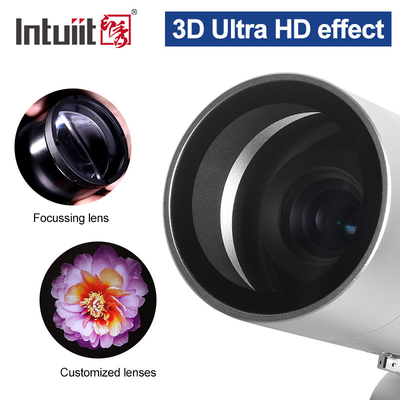 60W personnalisé LED HD Couleur changée intérieure et extérieure ip65 imperméable à l'eau Rotation de la publicité Lumière de projection d'image Gobo Logo Projecteur