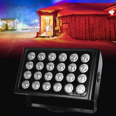 24x10w 4 en 1 Rgbw Led extérieur lave-murs lampes d'inondation jardin fête de mariage Dj lumière de scène