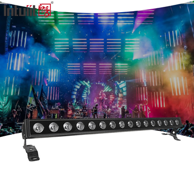 LED Bar RGBW 4 en 1 16x5W DMX LED Stage Dmx512 Laveuse murale extérieure Intérieure Dj Disco Lumières