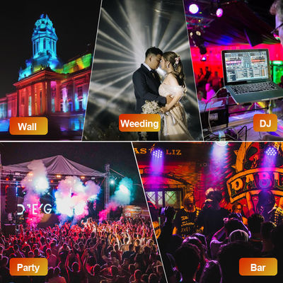 Projecteurs de lavage à LED 16*5W IP65 Dmx, lave-mur extérieur, montage mural Dmx, lave-mur extérieur RVB