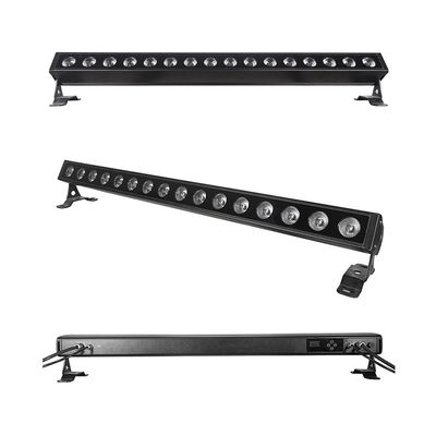 16X 5W RGBW LED Bar de lavage de mur DMX512 Contrôle Lumière linéaire pour jardin DJ IP65 Contrôle DMX512