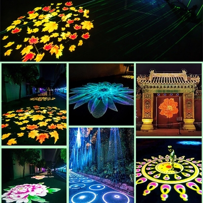 Projecteurs de logos LED Lumière Logo imperméable Lumières de Noël Extérieur IP65 Publicité Projecteur Gobo