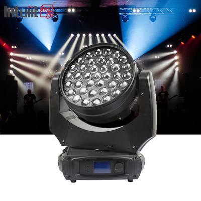 LED Laver 37x10W Zoom Éclairage de scène DMX Faisceau Laver Les phares mobiles