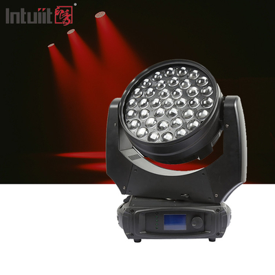 37x10W Zoom Beam Wash Moving Head Light pour l'effet d'éclairage de scène avec LED RGBW 4 en 1 et contrôle DMX Dj Disco et nightclub