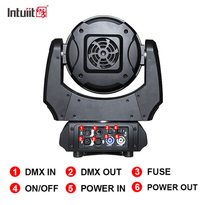 Lumière de scène à LED 19x10W DMX RGBW 4in1 Zoom LED Laveuse murale à tête mobile Pour le concert du DJ Bar Disco Club