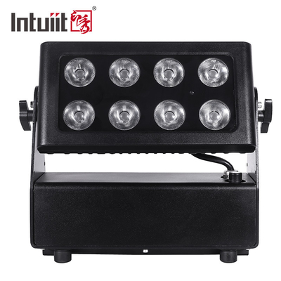 IP65 imperméable à l'eau 8x10w batterie sans fil alimentée par Par Uplight Dmx Stage Led Wall Washer Light