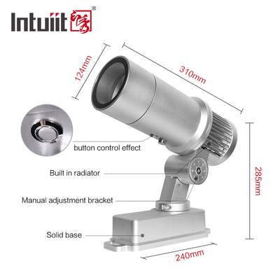 Projecteur d'image Gobo personnalisé extérieur de 60 W IP65 Projecteur de publicité LED à rotation extérieure
