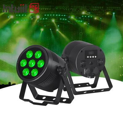 DMX sans fil étanche à l'eau extérieure 7x20W RGBWA UV 6in1 IP65 LED Par Light Uplight Extérieur
