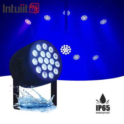 Lumière LED extérieure imperméable à l'eau 18*20W RGBWA+UV