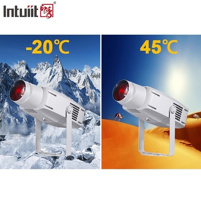 400W imperméable à l'eau IP65 LED GOBO Projecteur de projection de bâtiment extérieur Lumière de projection d'effet d'eau à commutation à quatre couleurs