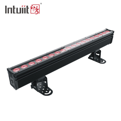 18×10W RGBW 4in1 étanche à l'eau extérieure LED Wall Wash Light DMX Scene Extérieur Pixel LED Bar Lighting IP65 Projection Lumières