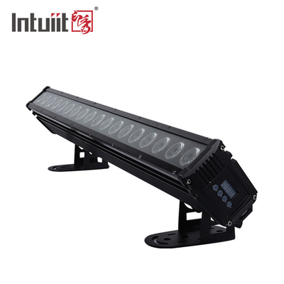 18×10W RGBW 4in1 étanche à l'eau extérieure LED Wall Wash Light DMX Scene Extérieur Pixel LED Bar Lighting IP65 Projection Lumières