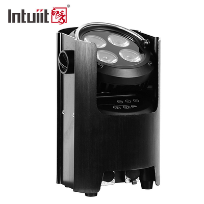 4x12W 4 en 1 RGBW Led Uplights Scène Par Fête batterie alimentée par câble Par Led Wedding Dj Uplights
