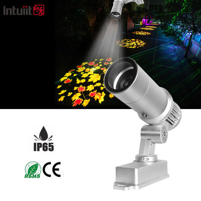 Lampe projecteur de logo 60W IP65 Gobo, lumière extérieure rotative, projecteurs publicitaires professionnels