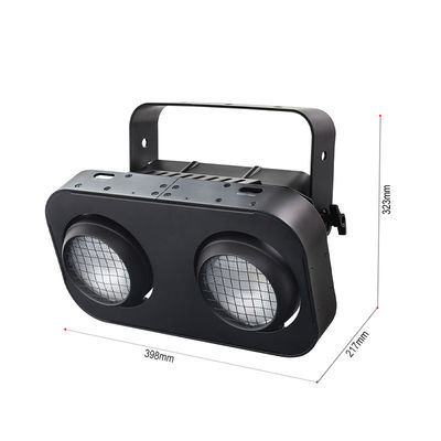 2-Eye IP65 Blanc chaud / Ambre / RGB 200W LED Audience COB Blinder Light pour les concerts de DJ Événements de théâtre