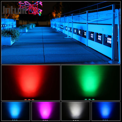 6x5W imperméable à l'eau Ip65 Carré Rgbw Led projecteur extérieur jardin extérieur paysage décoratif Carré Led projecteurs projecteurs