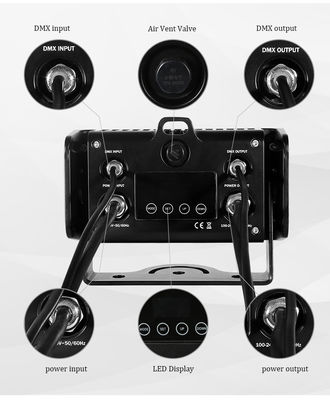 6x5W imperméable à l'eau Ip65 Carré Rgbw Led projecteur extérieur jardin extérieur paysage décoratif Carré Led projecteurs projecteurs
