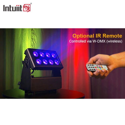 8x15W LED à piles projecteur extérieur sans fil RGBW 4in1 Rechargeable vers le haut Par Luces LED para Fiestas DJ