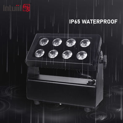 8x15W RGBW étanche à l'eau événement Laver DMX batterie alimentée par LED Stage Light