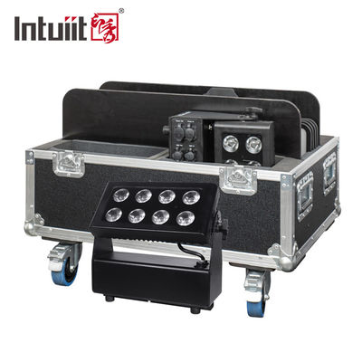 8x15W RGBW étanche à l'eau événement Laver DMX batterie alimentée par LED Stage Light