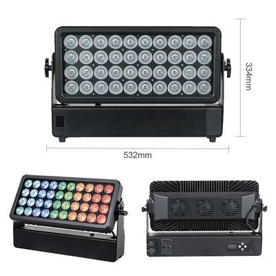 Lumière pour lave-vaisselle 40x10W RGBW 4 en 1 projecteur imperméable pour le parc de la ville de la scène Lumière LED en aluminium