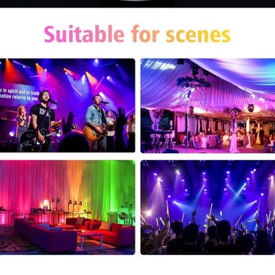 60x12W RGBW 4 en 1 Led par light Dj stage mariage soirée dj disco led lavage