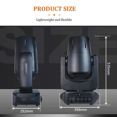 Source lumineuse laser de 100W Faisceau laser prismée personnalisée de 100w DMX512 Lumière contrôlée Tête mobile
