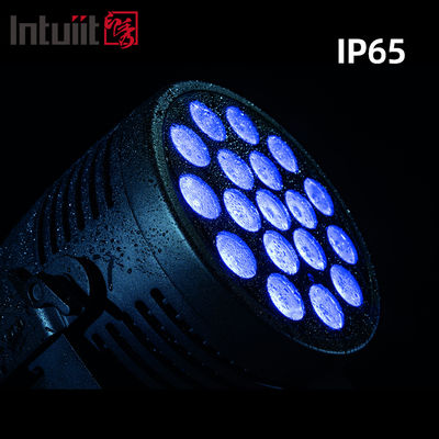 Éclairage extérieur IP65 étanche à l'eau à LED par 18x20W RGBWA UV 6in1 professionnel éclairage de lavage de scène DMX DJ Can pour les événements Club de stade