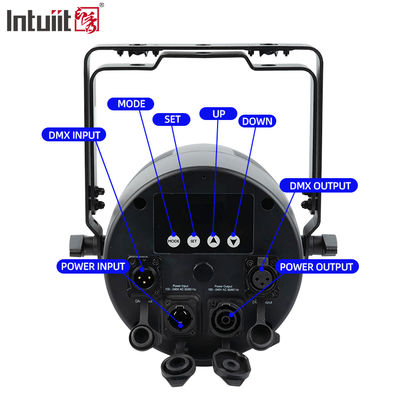 12*20W RGBWA + UV 6in1 LED Par lumière IP65 extérieur étanche DMX512 éclairage de scène pour fête DJ de mariage