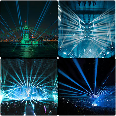 IP66 imperméable à l'eau 100W CMY Laser Head Light Ultra étroit 0,8 degré angle de faisceau éclairage de scène extérieur DMX512