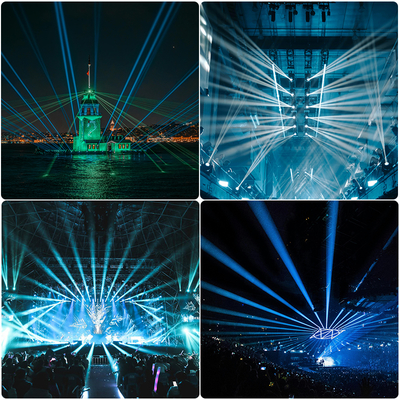 Lumière de faisceau à tête mobile à laser IP66 100W