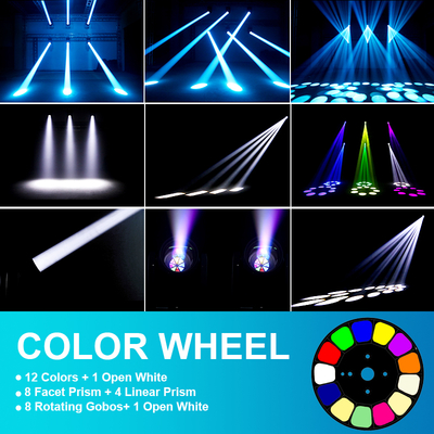IP66 Faisceau 200w Dmx512 Faisceau LED Éclairage de scène mobile pour événement de discothèque Dj