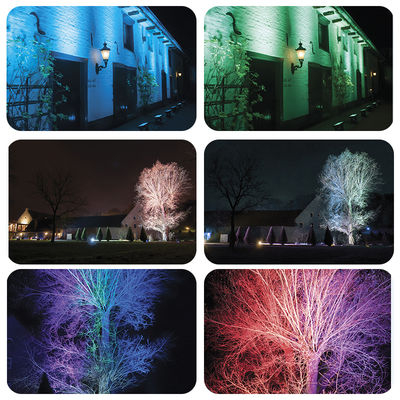 Projecteur de lavage LED 400W RGBW 4en1 étanche, projecteur City Color, projecteur de scène à tête mobile pour bâtiments extérieurs