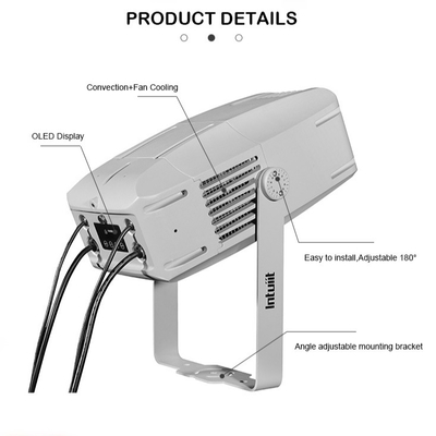 Projecteur Gobo à Ondulations d'Eau LED 200W Extérieur IP65, Effet de Lumière Vague d'Eau LED pour Scène