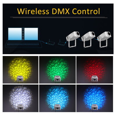 Projecteur Gobo à Ondulations d'Eau LED 200W Extérieur IP65, Effet de Lumière Vague d'Eau LED pour Scène