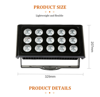 RGBW Extérieur IP65 étanche à l'eau 80W LED City Color Wall Washer Lumières pour événement de fête