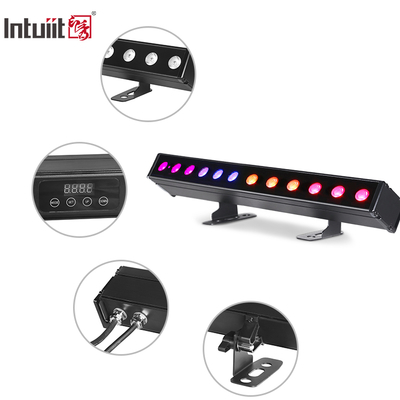 IP65 Lumière à LED à batterie 12pcsx2W Rgbw 4in1
