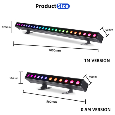 IP65 Lumière à LED à batterie 12pcsx2W Rgbw 4in1