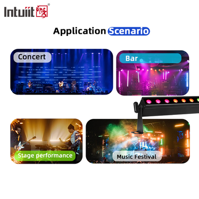 24x2W DMX LED BAR RGBW 4IN1 LED Stage Dmx512 Laveuse murale À l'intérieur