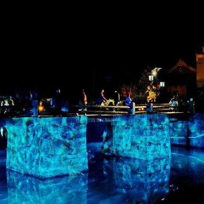 Lumière à ondes d'eau professionnelle de 100 W LED Lumière à ondulation d'eau pour mariage Décoration de Noël Dmx projecteur d'eau