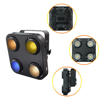 4-Eye LED COB Blinder Light 4x90W RGB Blanc chaud Amber Blinder Strobe DMX512 Pixel Control Les lumières de scène pour les événements