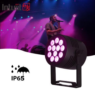 Projecteur PAR à LED extérieur IP65 12x20w RGBWA-UV 6en1 pour événement DJ, Wash, DMX 512, étanche
