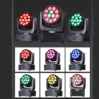 Projecteurs à tête mobile 12*8W LED, éclairage de scène RGBW, éclairage DJ DMX 512, activation sonore pour événements, soirées, mariages, églises, spectacles de groupes de musique live
