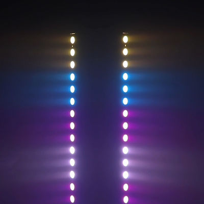 12*2W 4 en 1 IP65 LED Wash Bar batterie alimentée par des lumières de projection RGBW