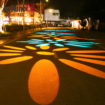 Projecteur de logo Gobo rotatif à LED publicitaire extérieur étanche professionnel 200W IP65