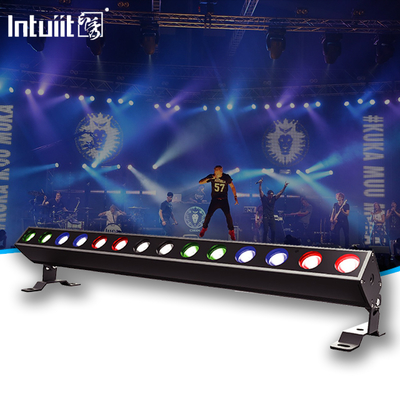 Vente à chaud DMX effet barre de pixels de changement de couleur barre de lavage 14pcs 10w Led RGBW 4in1 Wall Washer Lighting