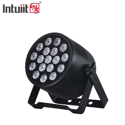 Lumières LED extérieures IP65 - 18x20W RGBWA UV 6in1 étanche DJ Lumière de scène Son activé Auto RDM Support&DMX Control Uplights pour mariage Musique anniversaire Éclairage spectacle de fête Événements Éclairage de scène