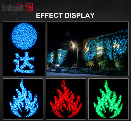 400W extérieur IP65 LED Wave Water Gobo Projector lumière pour les musées parcs à thème restaurants