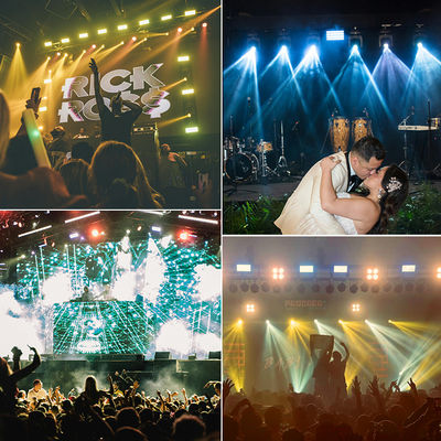 LED 36W RGB Stroboscope LED Lumière Disco