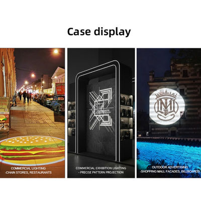 LED 60W à l'extérieur imperméable à l'eau Ip65 Halloween Noël Led Mariage Gobo rotatif projecteur Logo personnalisé Panneaux publicitaires lumière